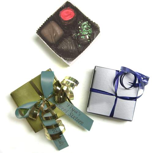 Photo of 4 Piece Favor Box - Assorted Chocolate