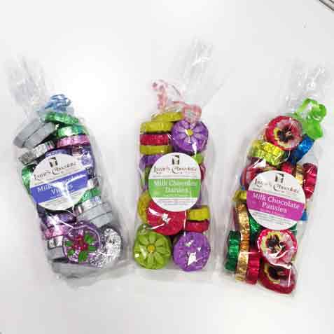 Photo of Pansies - Daisies - Violets (Gift Bag)