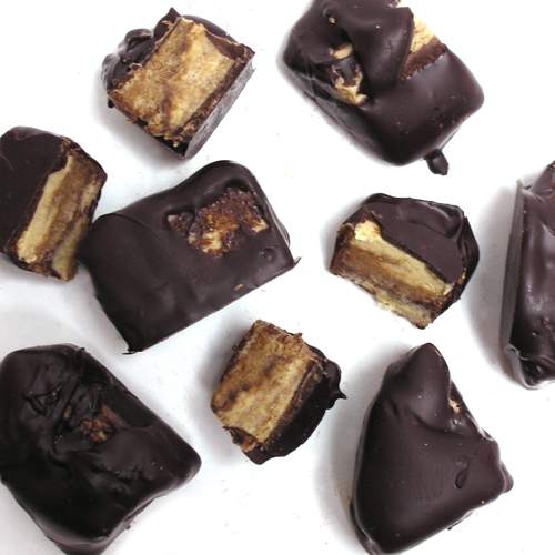 Photo of Dark Chocolate Covered Halvah