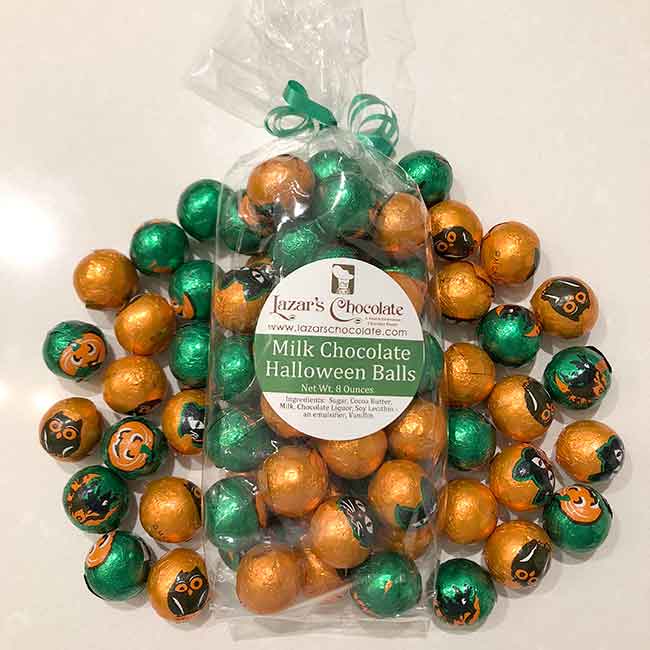 Milk Chocolate Halloween  Balls