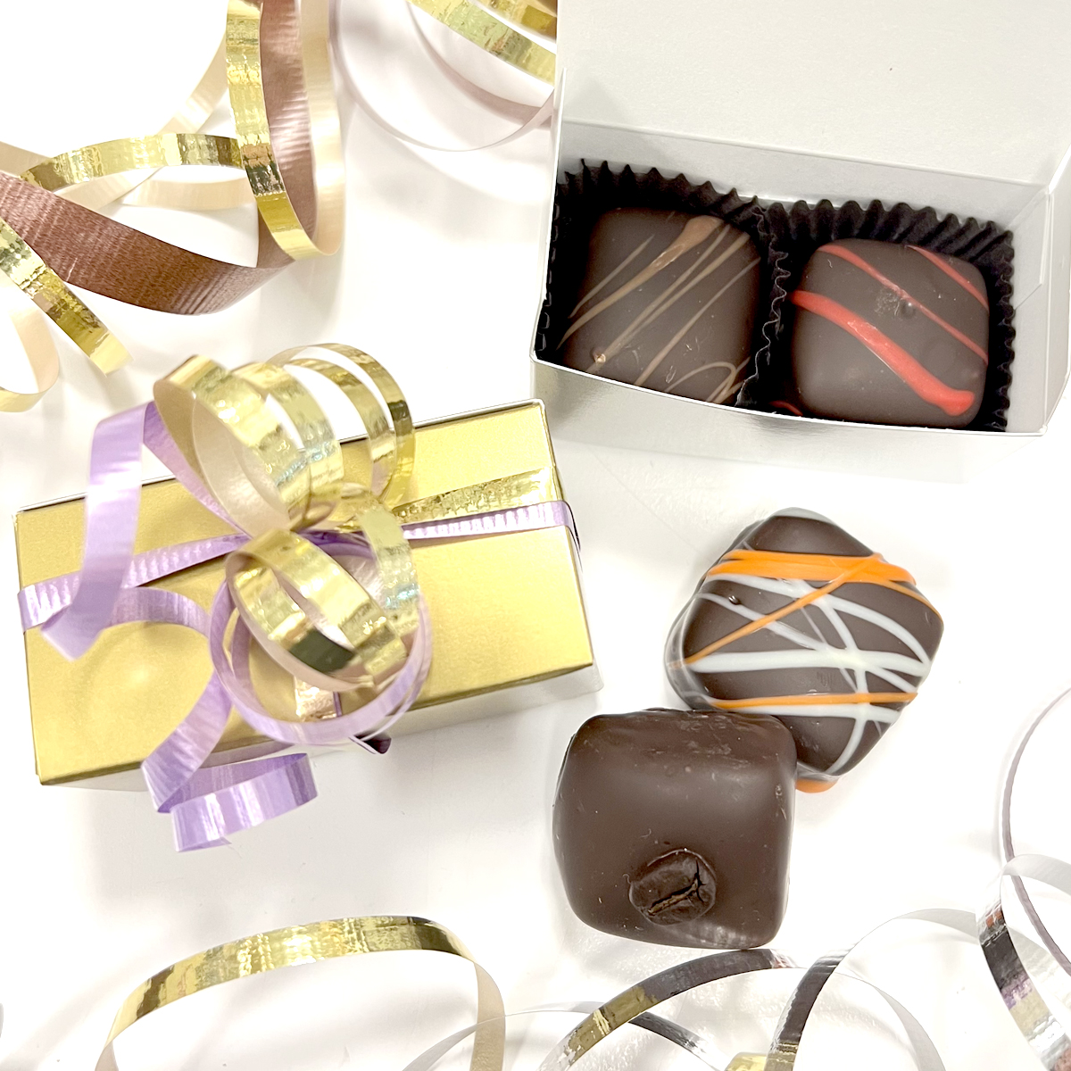 2 Piece Favor Box - Assorted Truffles