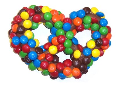 Gourmet Gluten Free Chocolate Dipped Pretzels - M&M's® - The