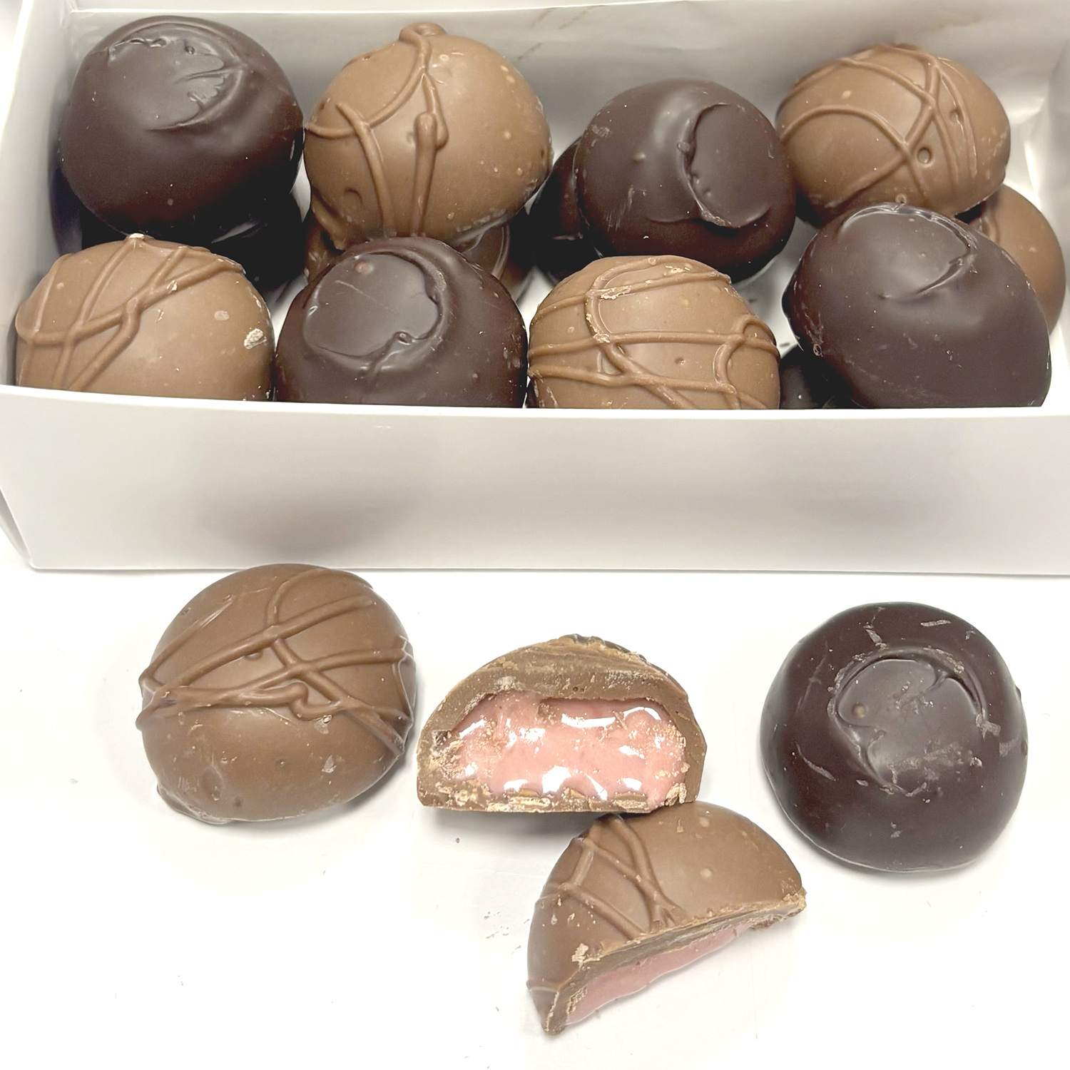 Chocolate Covered Raspberry Creams