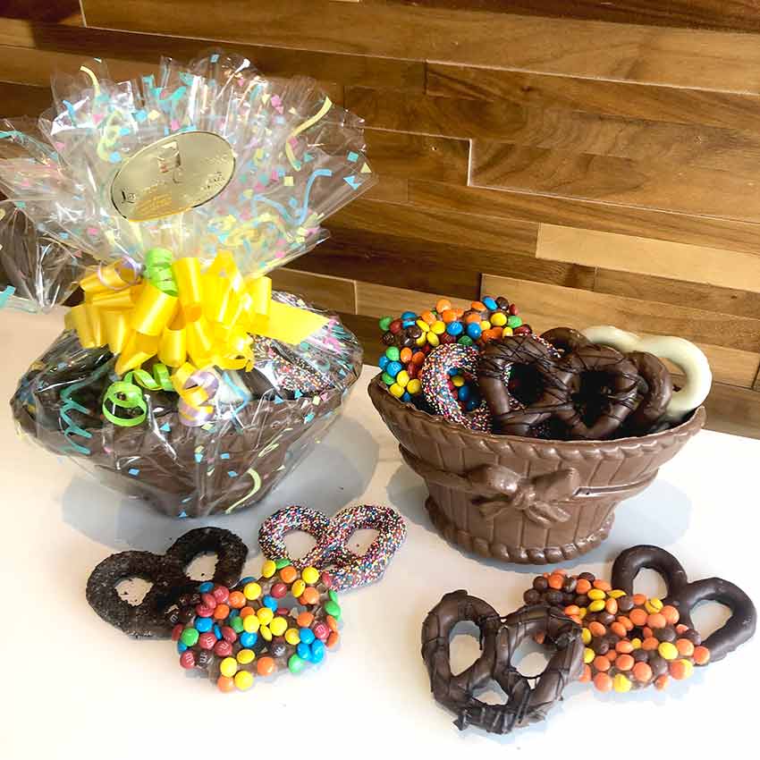 Photo of Chocolate Pretzel Baskets