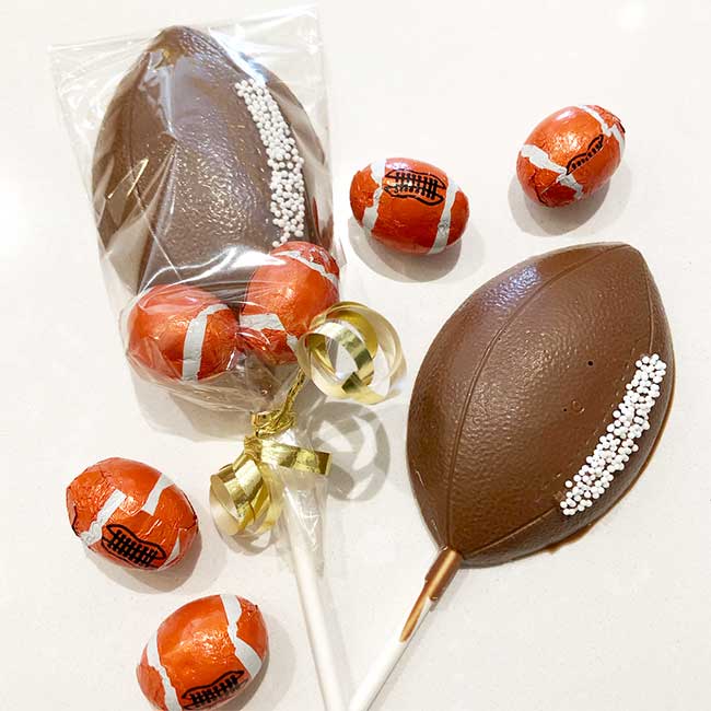 Chocolate Football Pop