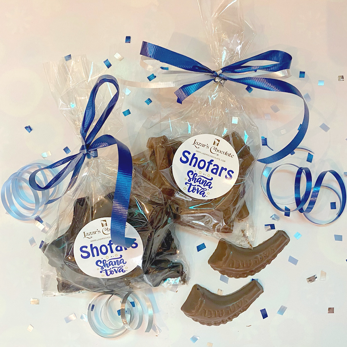 Chocolate Shofars - Cellophane Bag