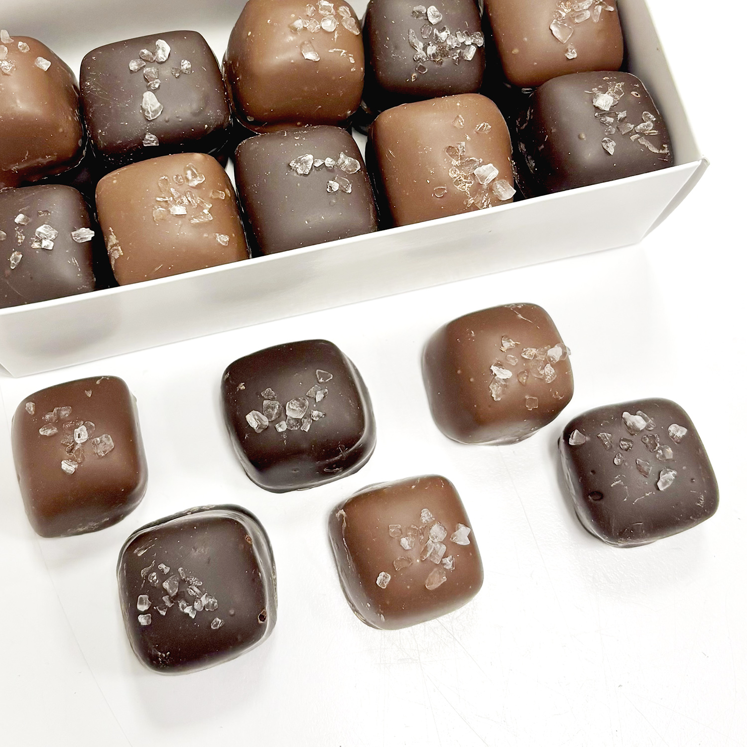 Chocolate Sea Salt Caramels
