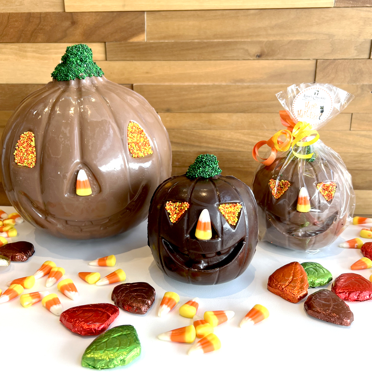 Semi Solid Decorated Pumpkin
