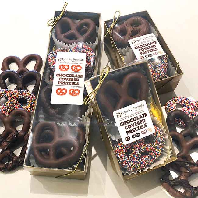 Photo of Chocolate Pretzel Gift Boxes 