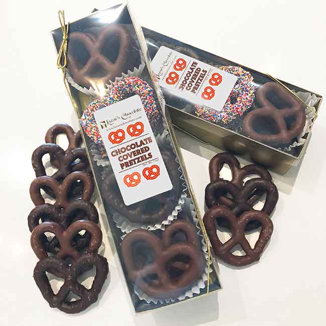 Photo of Chocolate Pretzel Gift Boxes 