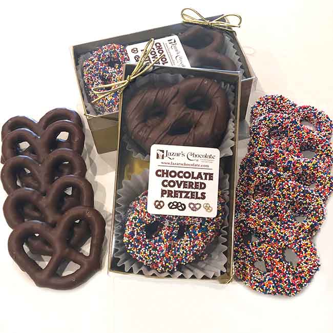 Photo of Chocolate Pretzel Gift Boxes 