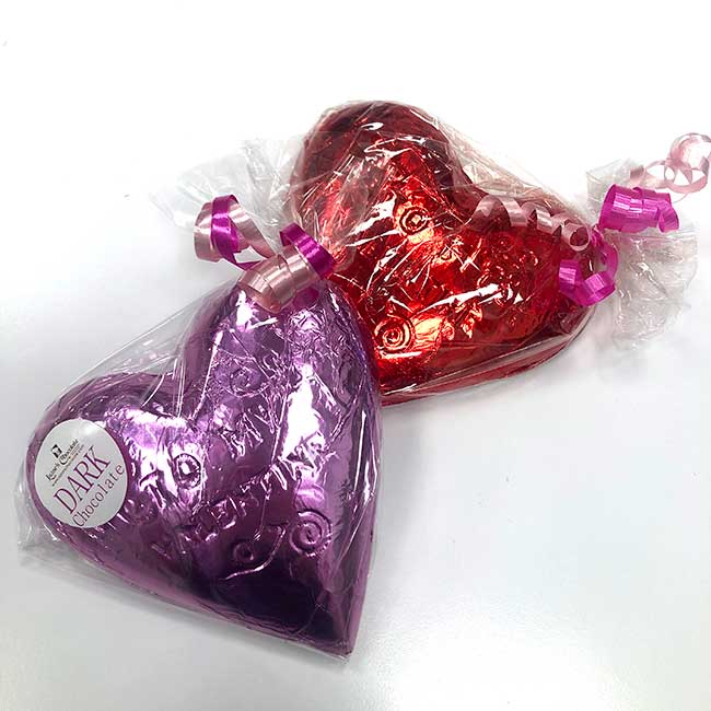 Photo of Milk & Dark Chocolate Solid Hearts