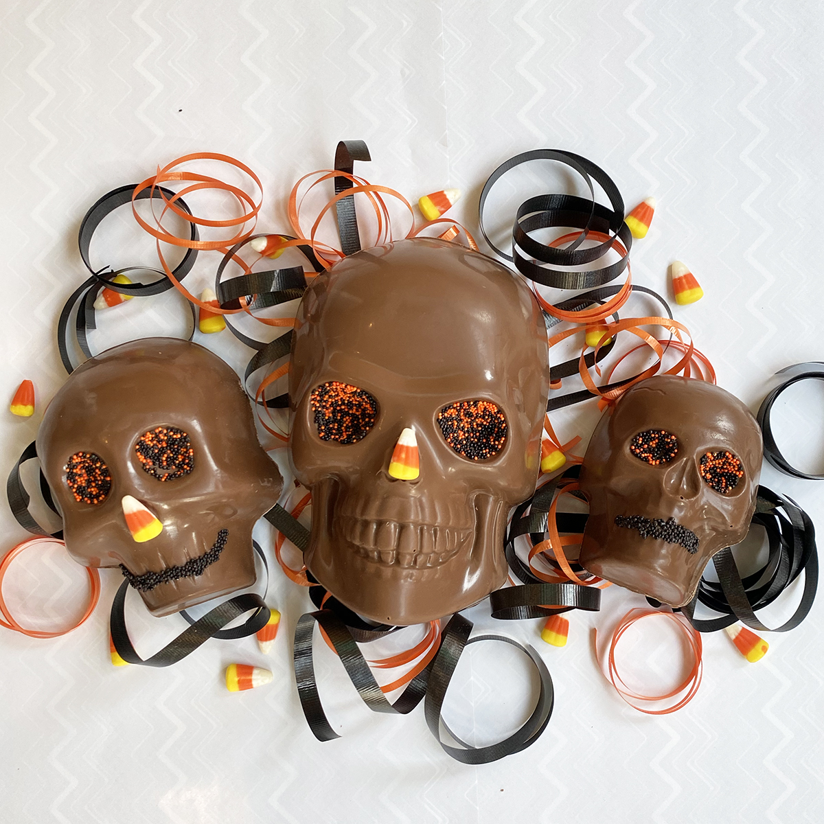 Large Chocolate Skulls