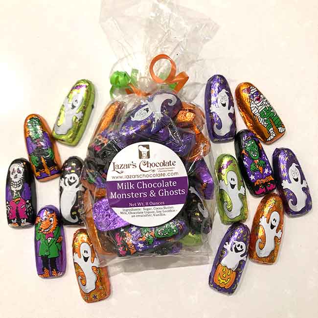 Milk Chocolate Ghosts