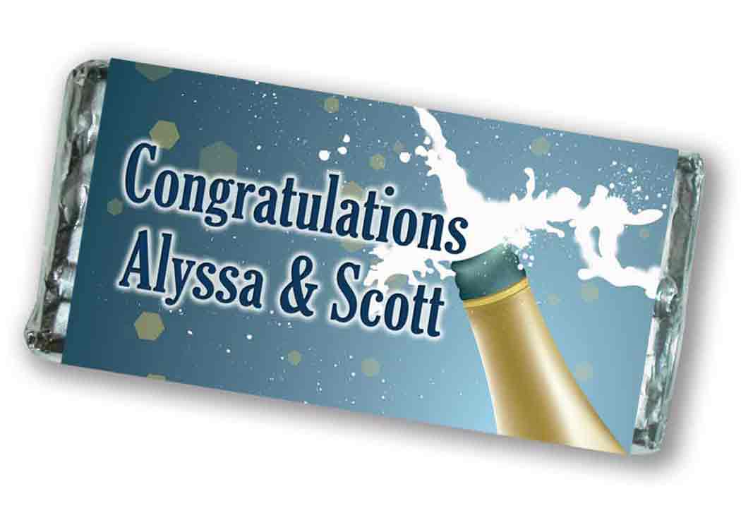 Photo of Personalized Congratulations Chocolate Bar