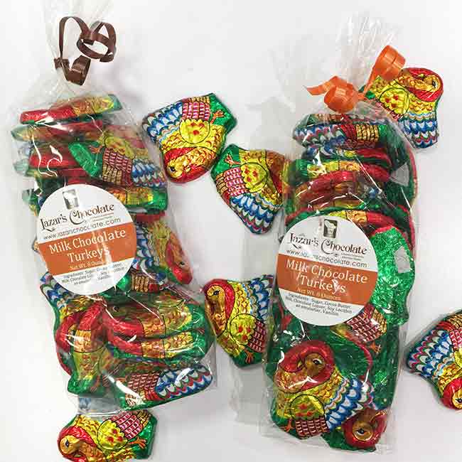 Mini Chocolate Turkeys - Gift Bag