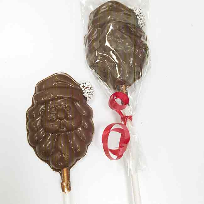 Mini Chocolate Santa Pop