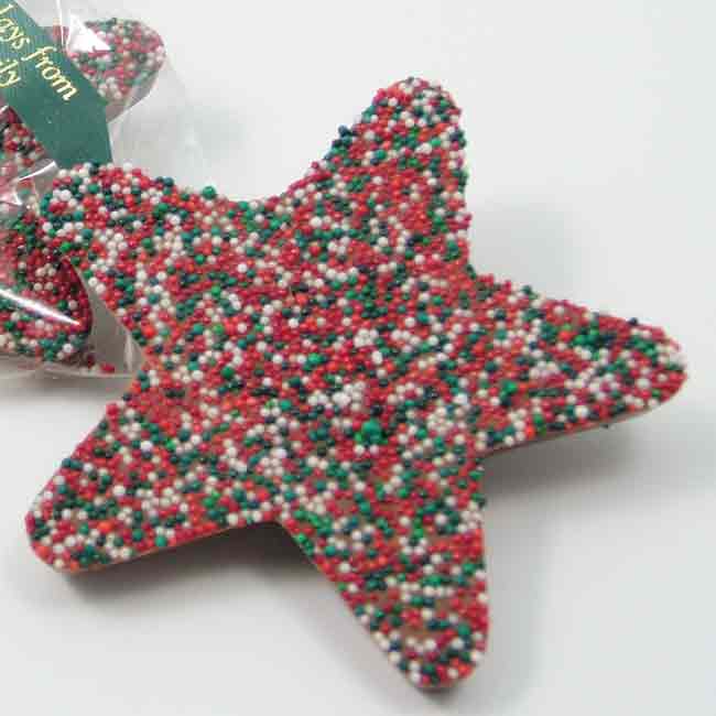 Photo of Chocolate Non-Pareil Christmas Star