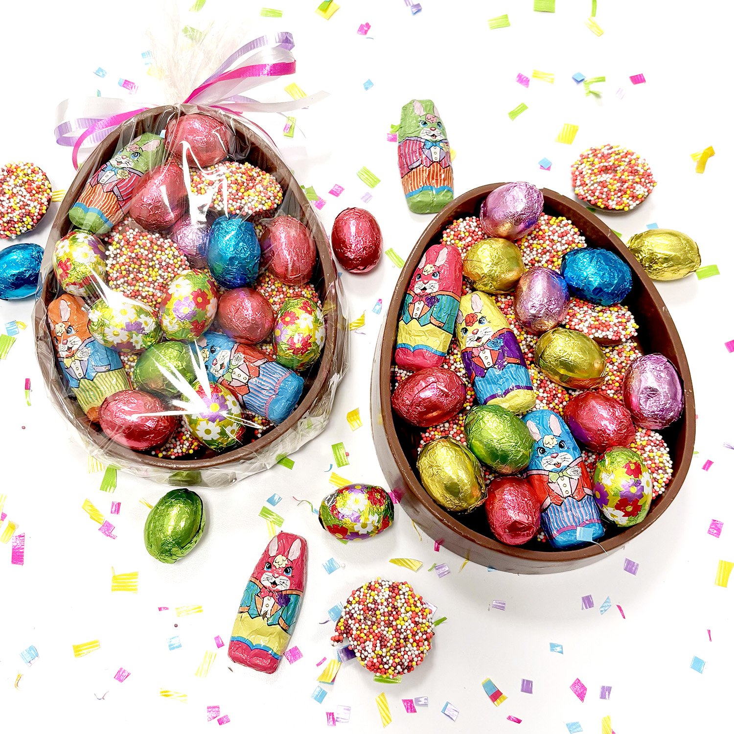 Egg Dish - Filled With Easter Chocolates