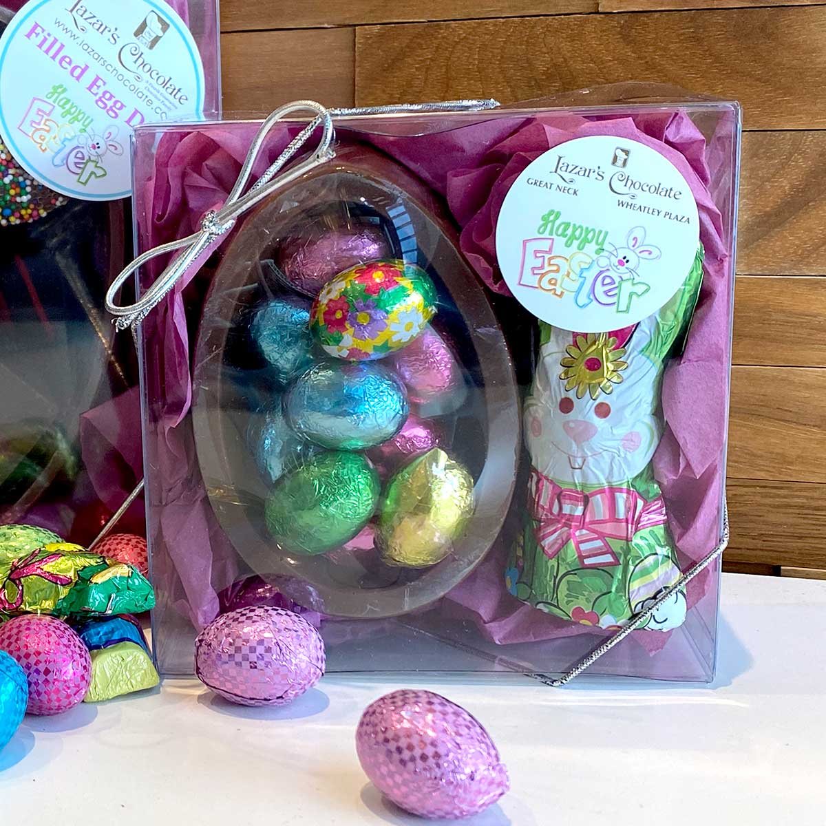 Photo of Chocolate Egg Dish & Bunny Gift Set