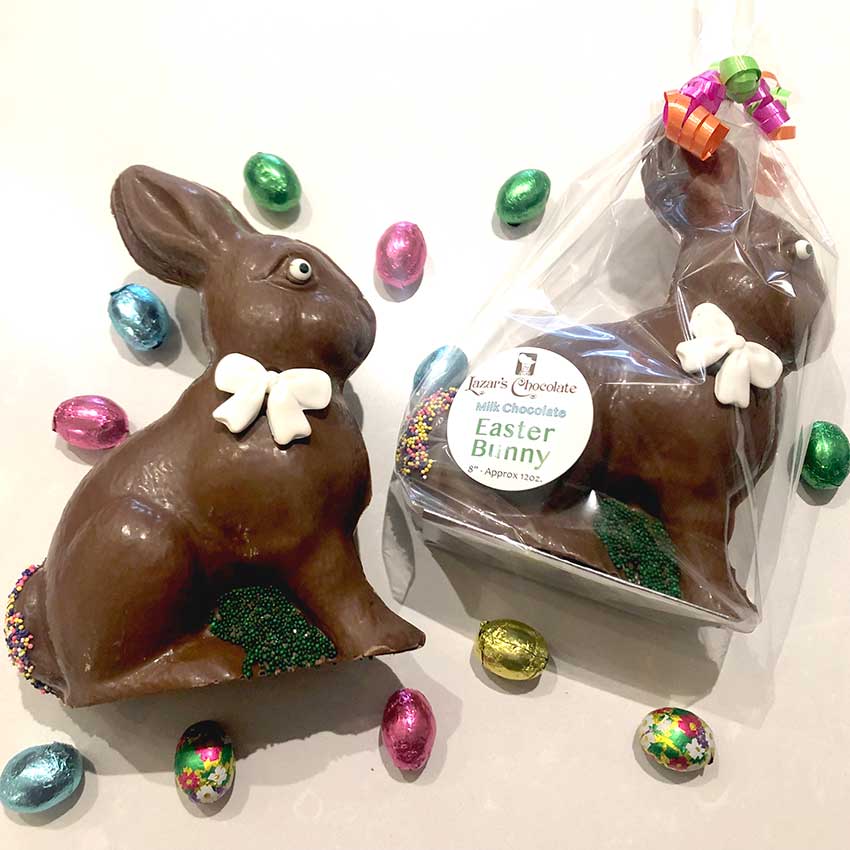 Photo of Decorated Sitting Chocolate Bunnies