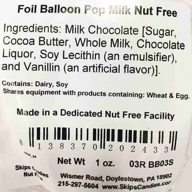 Photo of NUT-FREE Milk Chocolate Lolly Pops