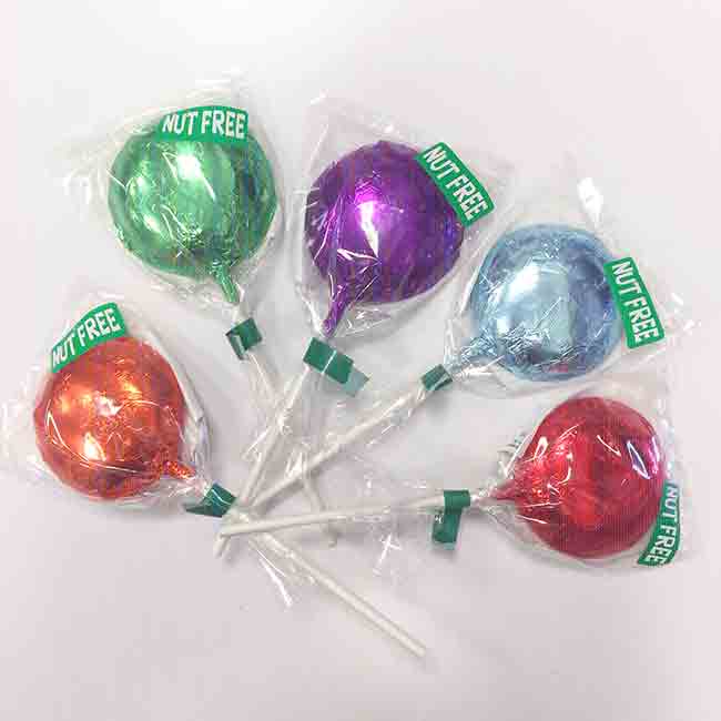 NUT-FREE Milk Chocolate Lolly Pops