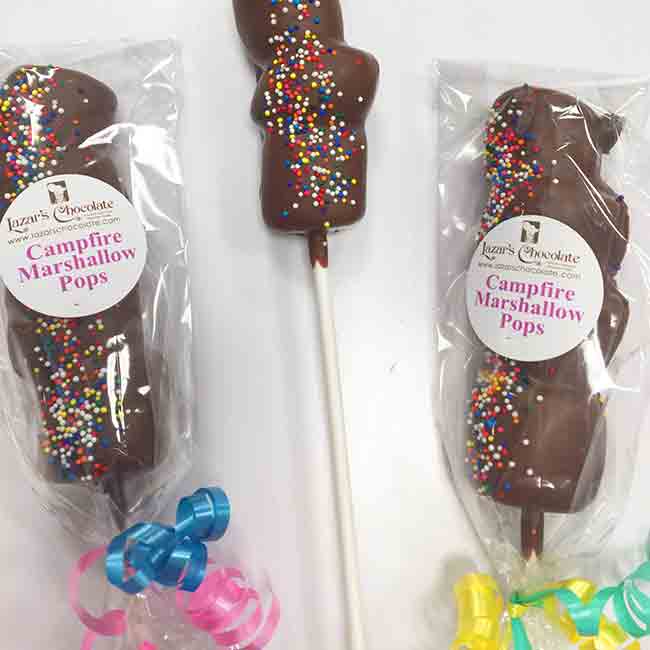 Campfire Marshmallow Pops