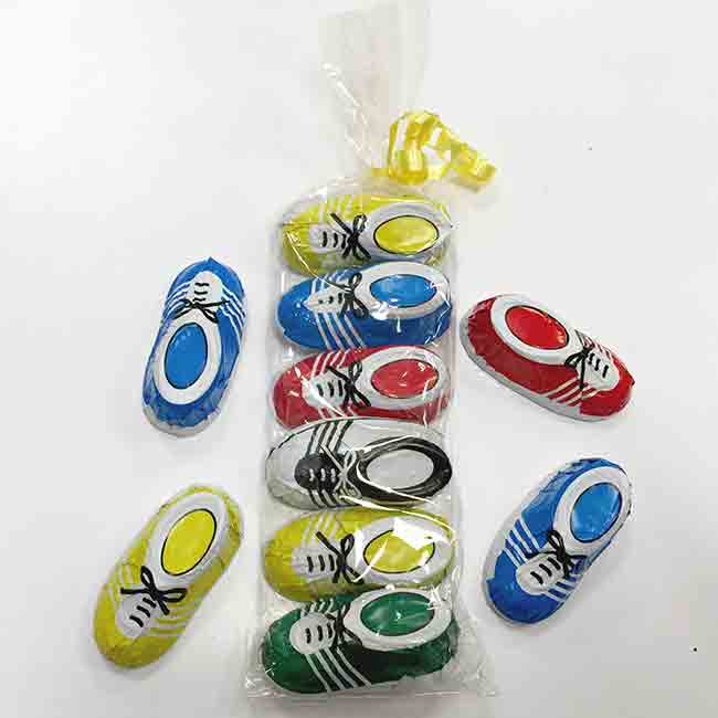 Milk Chocolate Mini Sneakers - 4 Pack