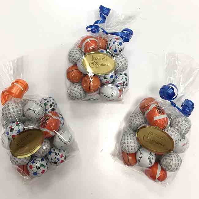 Milk Chocolate Assorted Sports Balls