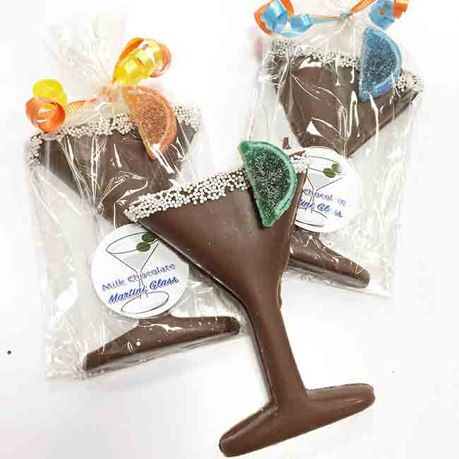 Milk Chocolate Martini Glass