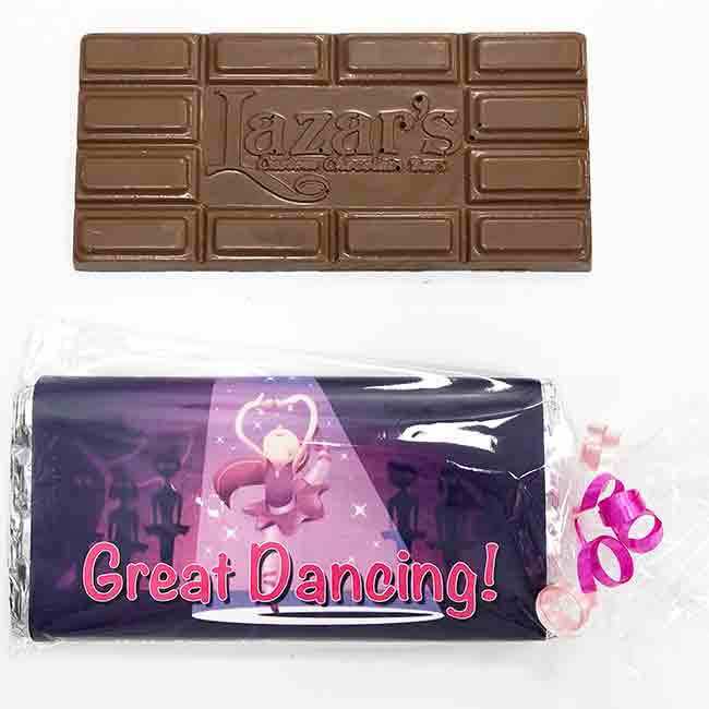 Photo of Personalized Ballet Dancing Chocolate Bar