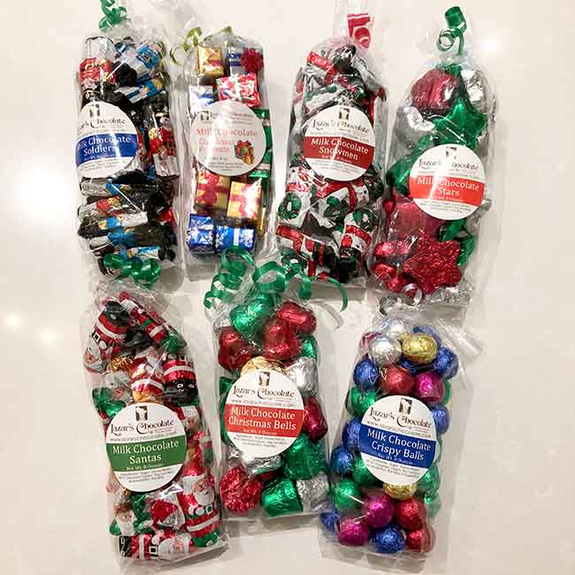 Cellophane Bags - Holidays Foiled Chocolates