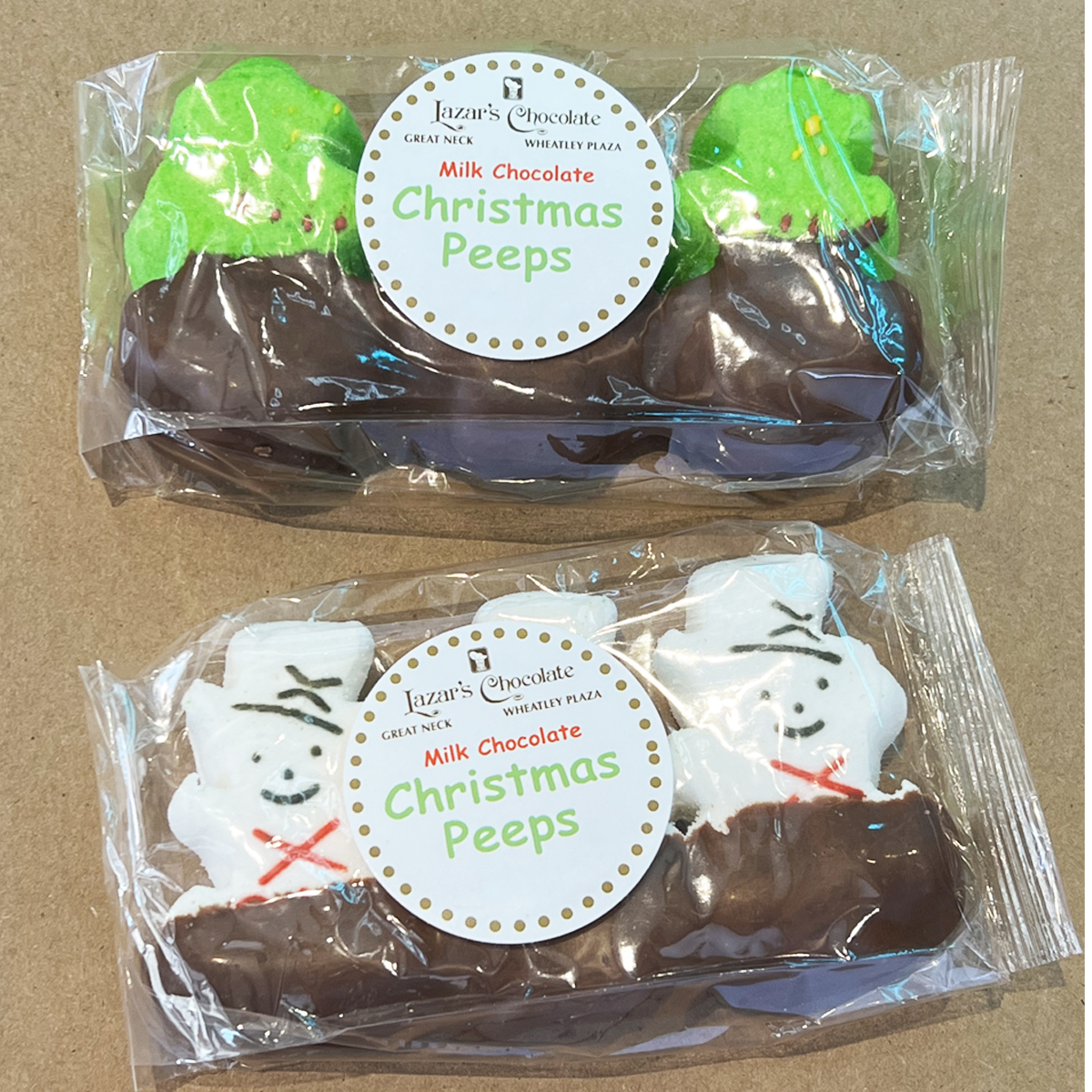 Chocolate Covered Christmas Peeps