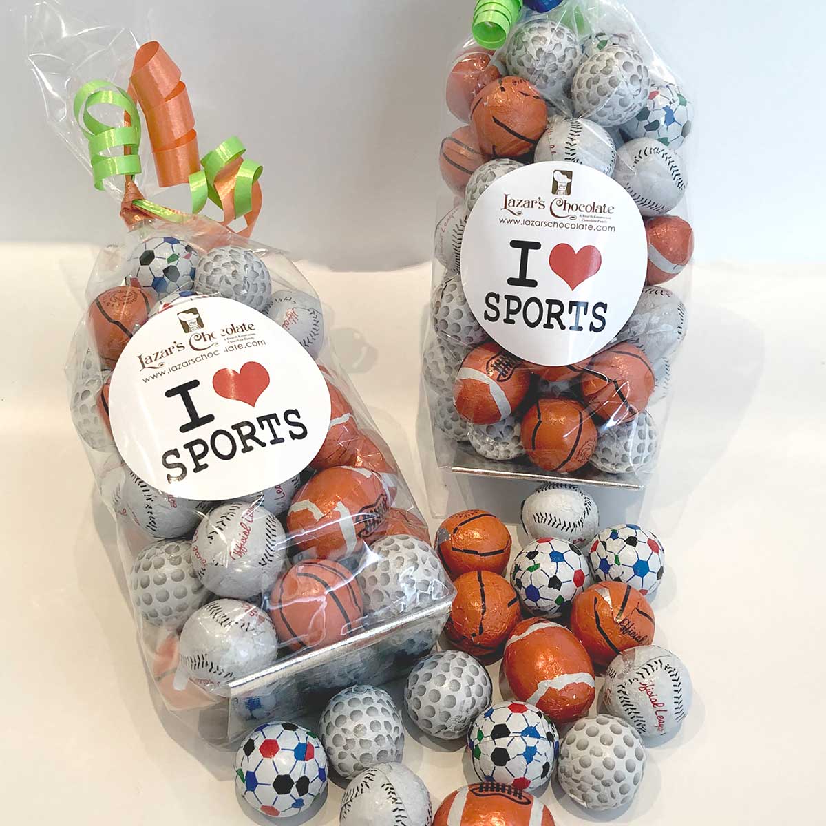 Photo of Chocolate Sports Balls - Gift Bag