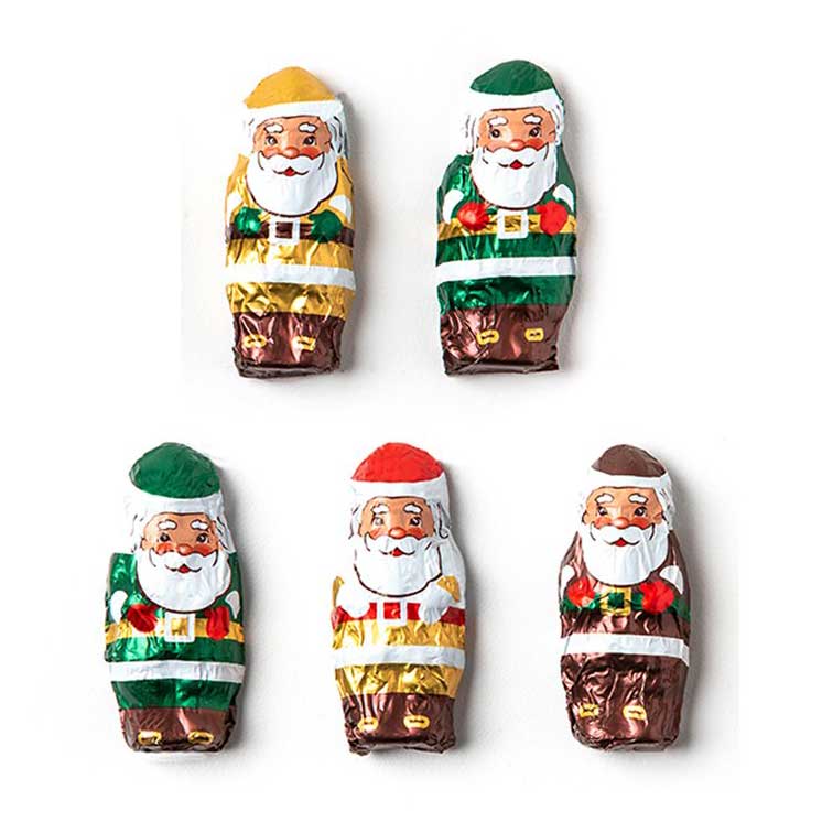 Photo of Dark Chocolate Santas
