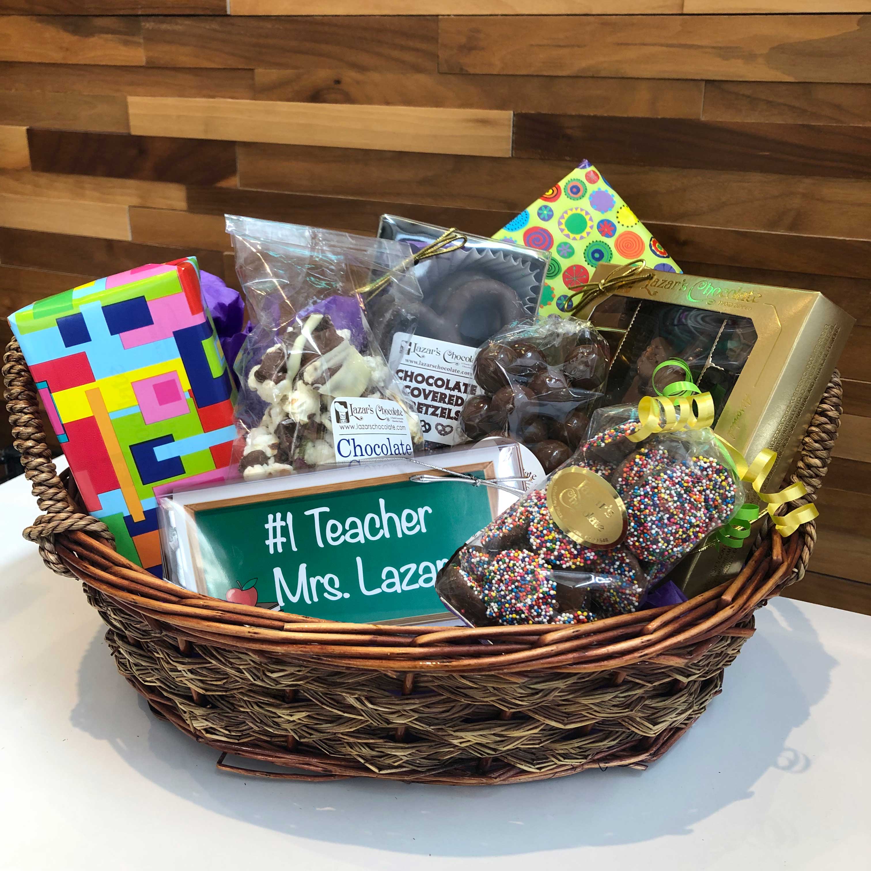 Photo of Personalized Teacher Gift Baskets