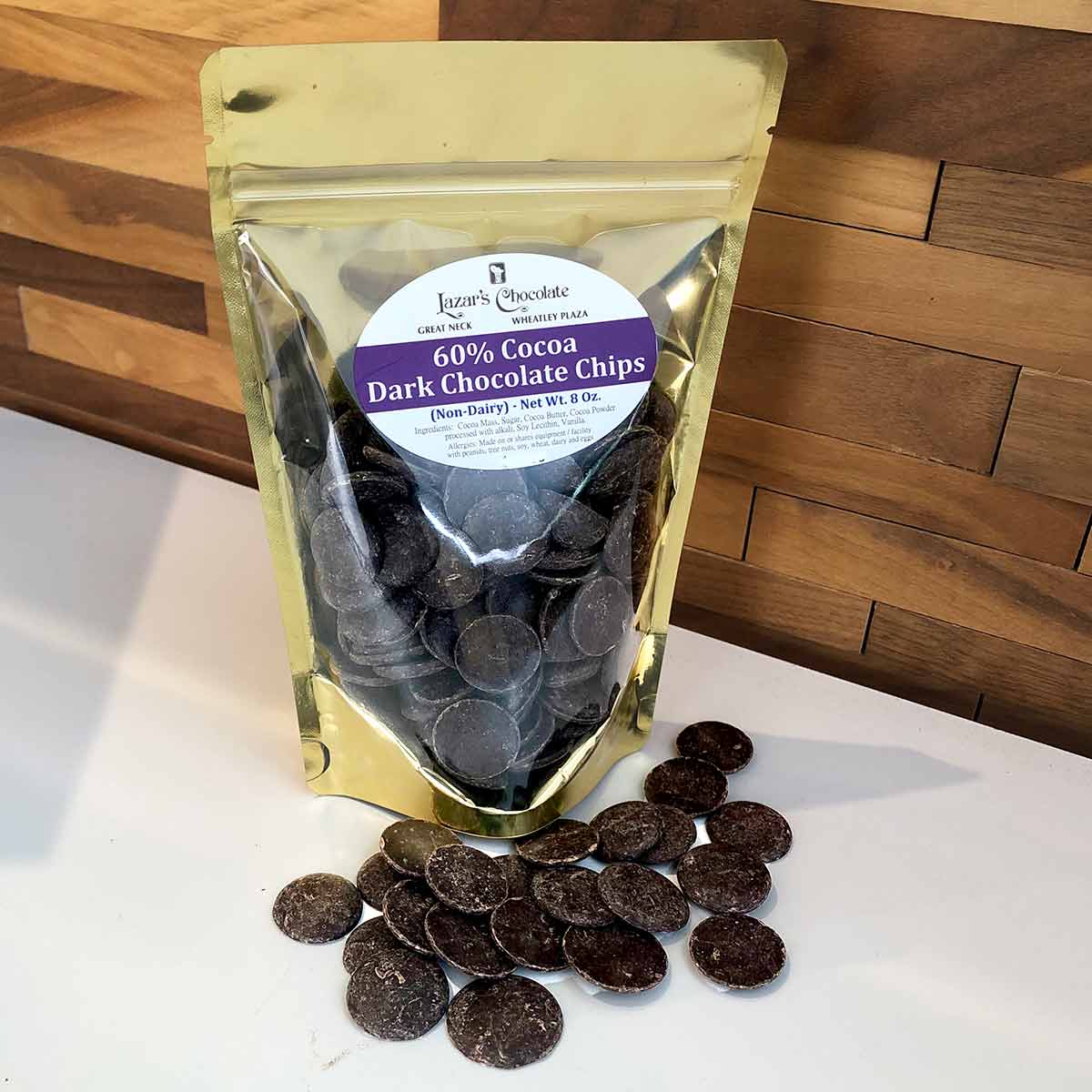 Photo of Dark Chocolate Chips - 60 % Cocoa - Non Dairy