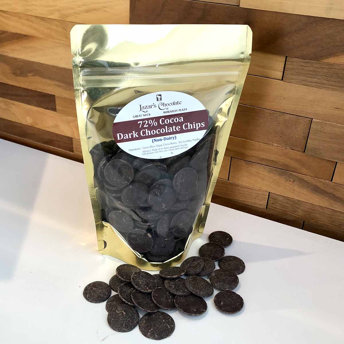 Photo of Dark Chocolate Chips - 72 % Cocoa - Non Dairy