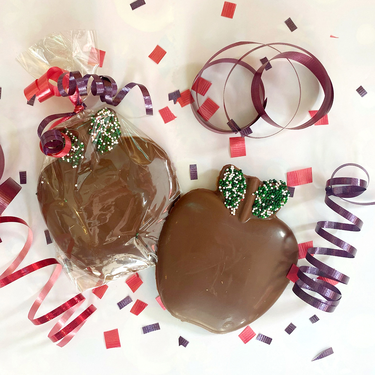 Sweet New Year Chocolate Apple