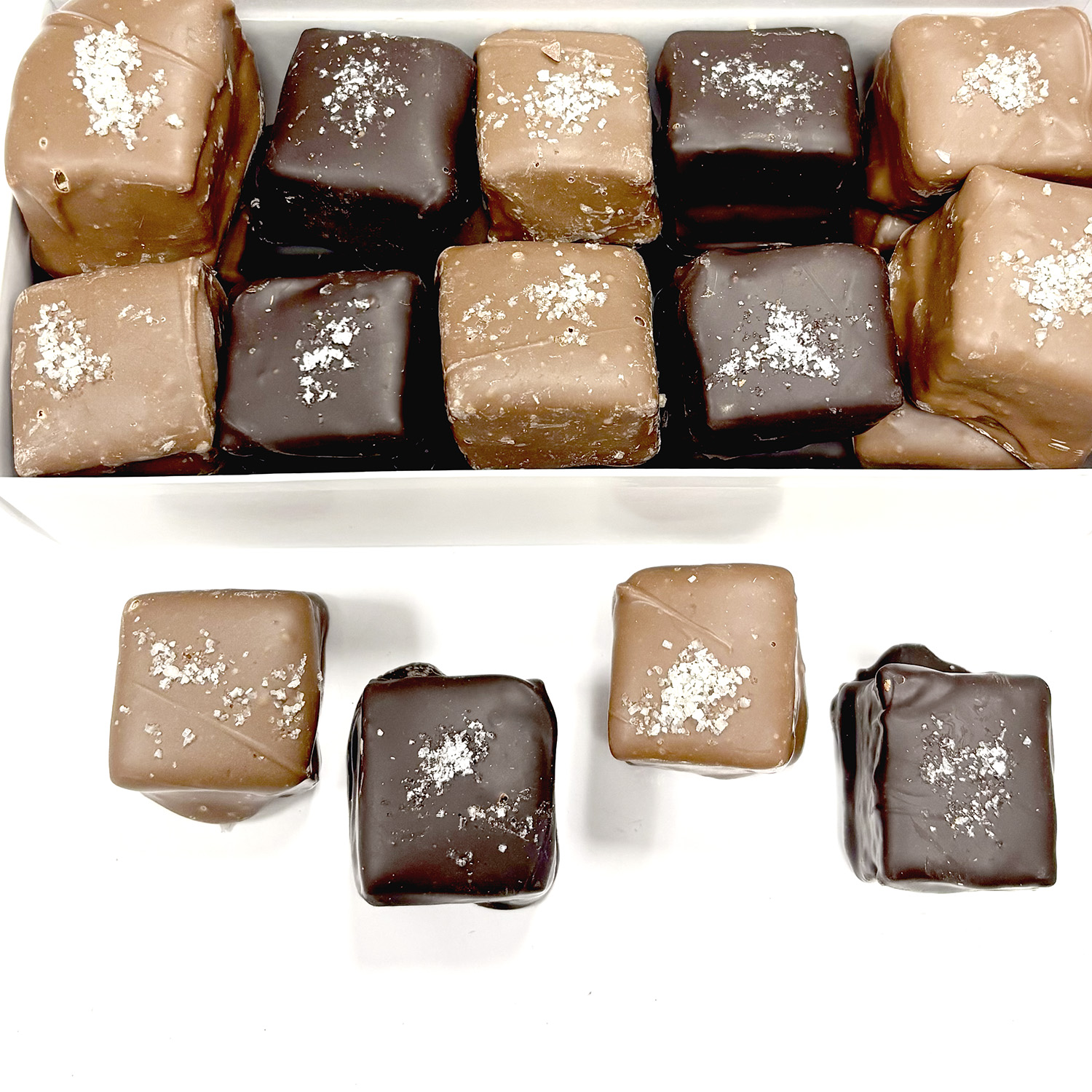 Chocolate Covered Sea Salt-Caramel Marshmallow