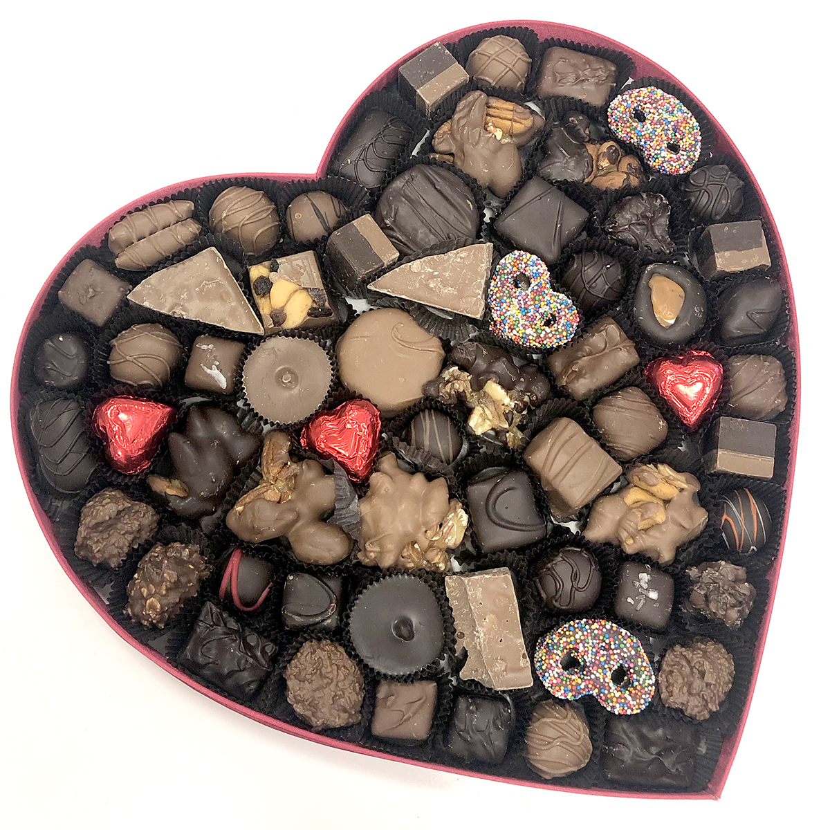 Three Pound Heart Box - Assorted Chocolate