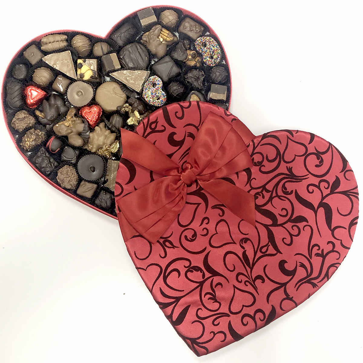 Photo of Three Pound Heart Box - Assorted Chocolate