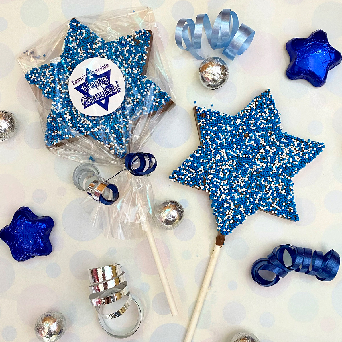 Star of David Chanukah Pop