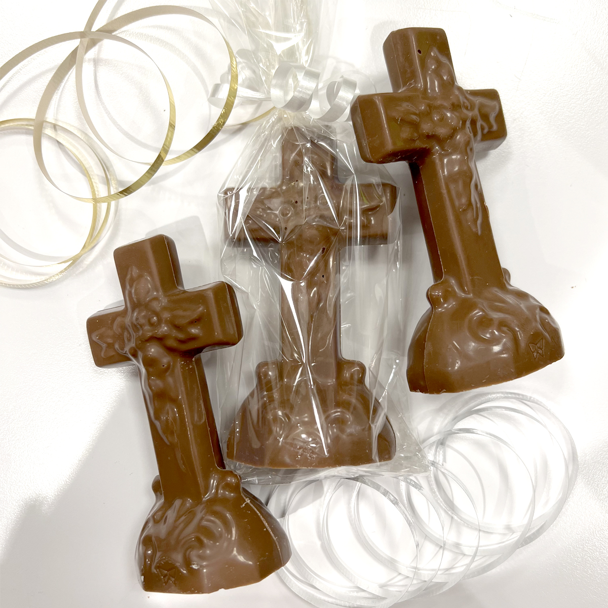 Photo of Solid 3-D Chocolate Cross