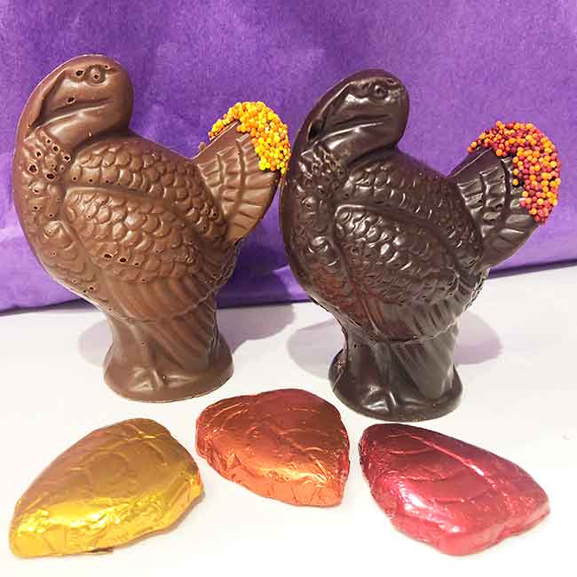 Photo of 3-D Decorated Chocolate Turkeys