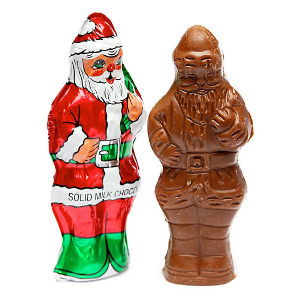 Photo of Solid Foil Wrapped Chocolate Santa Clause