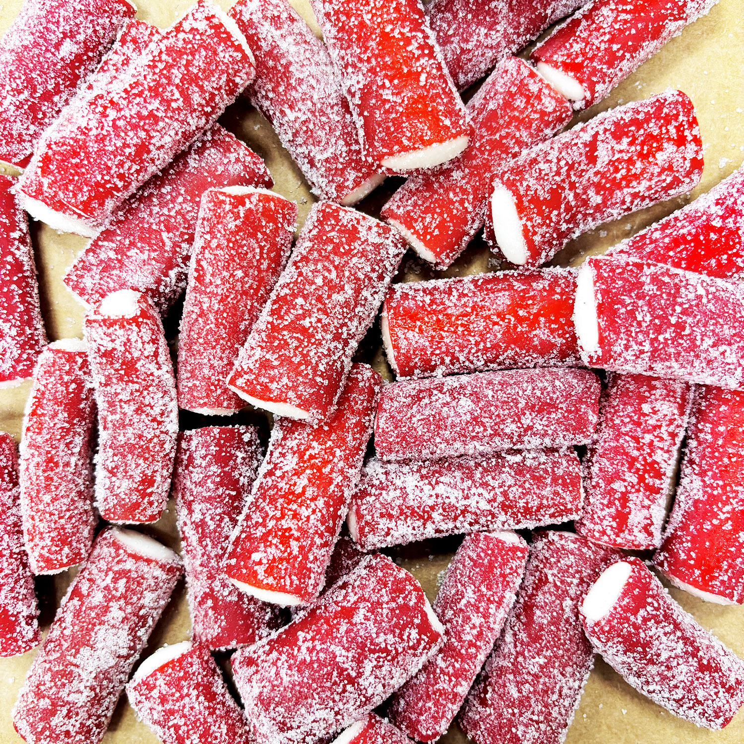 Swedish Candy - Sour Strawberry Tubes