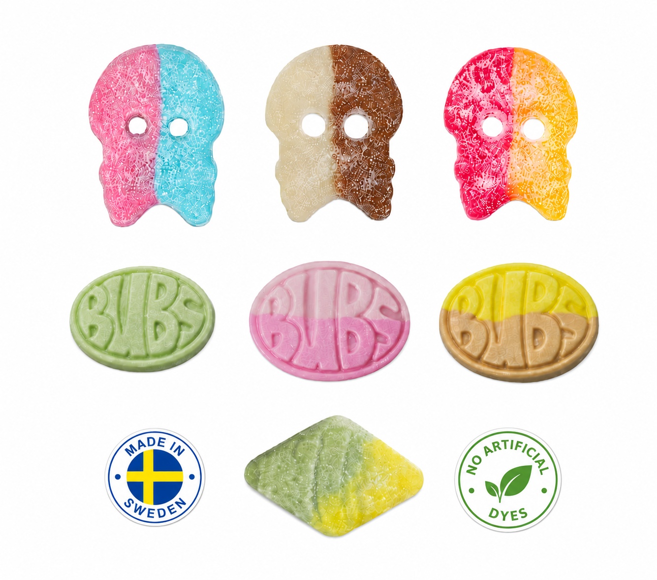 BUBS Swedish Candy - Assorted
