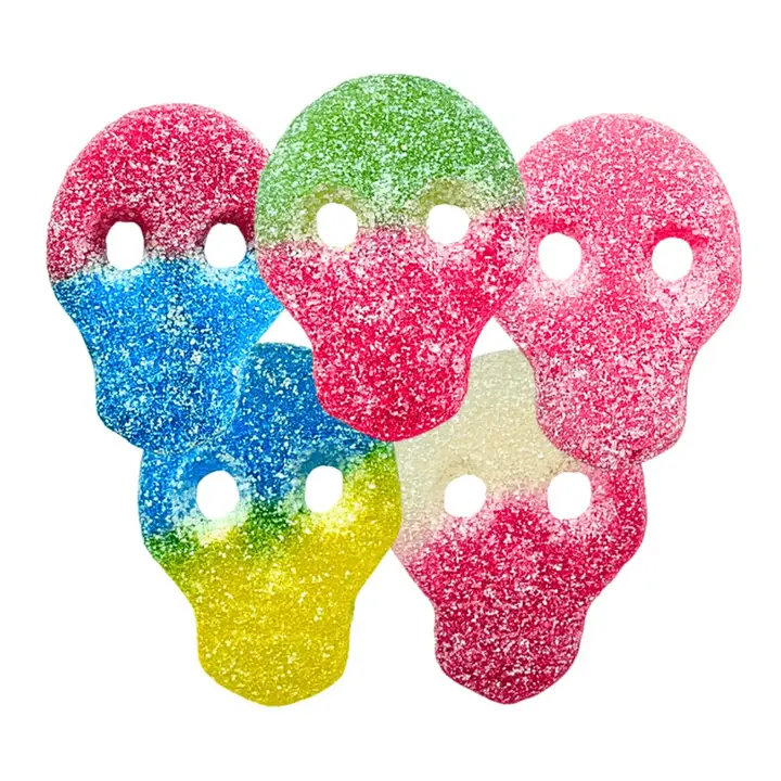 Swedish Candy - Assorted Vegan Candy Skulls